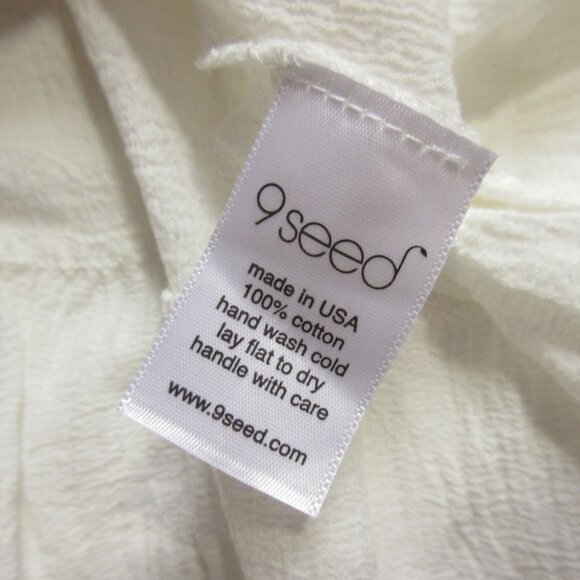 NWT 9seed Paloma in White Cotton Gauze Low Back Maxi Tank Dress O/S One Size - Picture 9 of 11